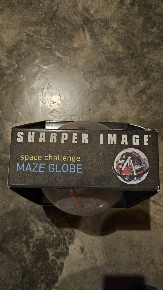 Sharper Image 3D Space Challenge Maze Globe 100 Obstacles Labyrinth Game * NEW