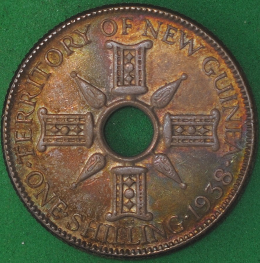 1938 New Guinea Shilling AU