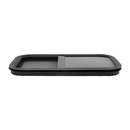 2Pcs RV Rectangular Window Vertical Slide Window Venting Window w/Trim Rings