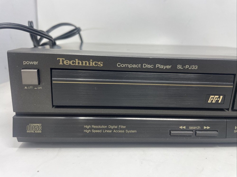 Technics SL-PJ33 Compact Disc Player Made in Japan Digital Filter Works