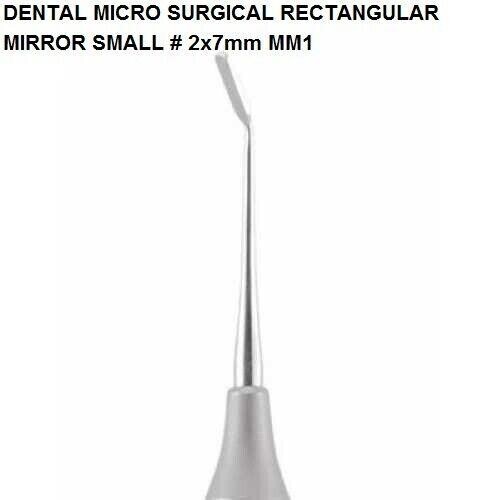 DENTAL INSTRUMENT MICRO SURGICAL RECTANGULAR MIRROR SMALL # 2x7mm MM1 suppliers