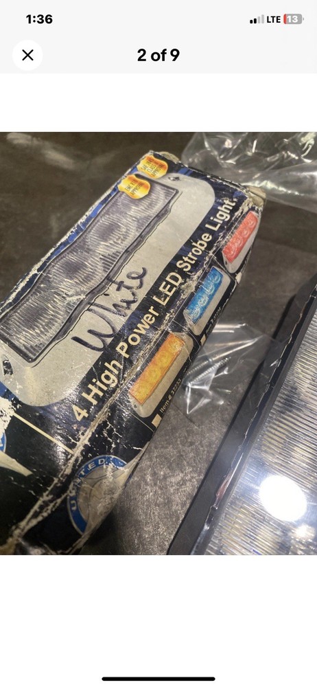 United Pacific 37236 Multi-Purpose Warning Light, 4 LED Warning Light, White LED