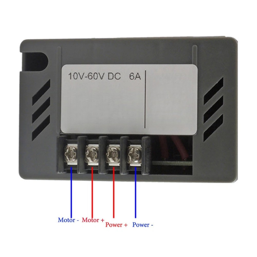 Motor Switch DC Speed PWM 10-60V 6A Reversible Regulator Controller Commutator