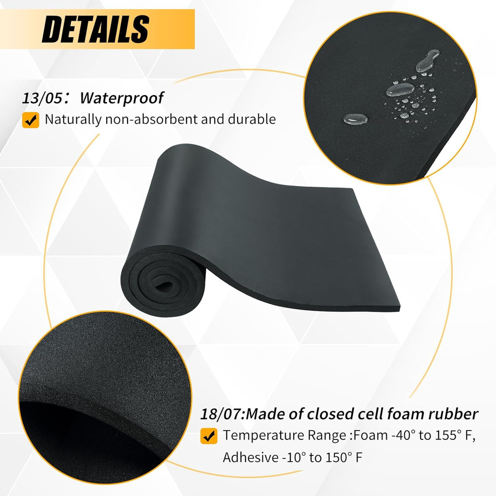 Sponge Neoprene without Adhesive Foam Rubber Sheet, Foam Rubber Sheet Roll