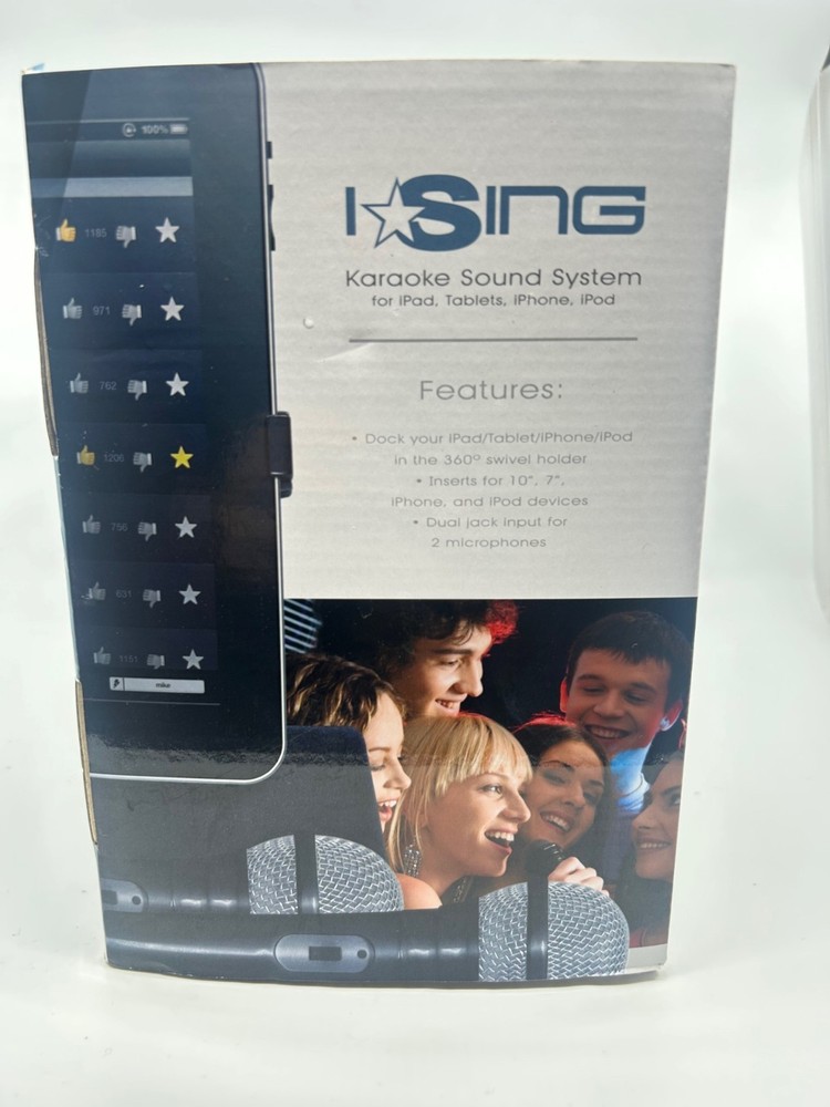 I Sing Karaoke Sound System Complete Hardly Used