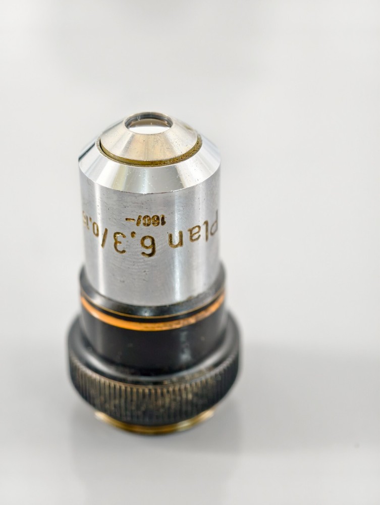 Carl Zeiss Microscope Objective Plan 6.3x 0.16 160mm