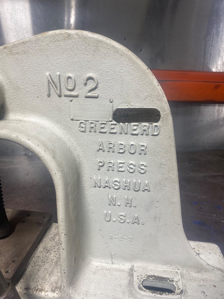 Greenerd No.2 Bench Mounted Arbor Press