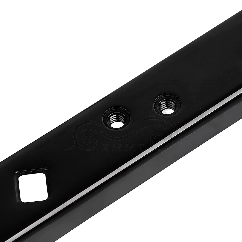 Black Saddlebag Fender Rail Support Brackets For Harley Electra Glide EFI FLHTI
