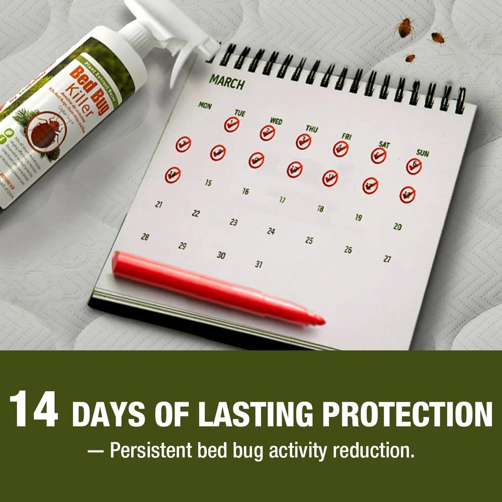 Bed Bug Killer by Ecoraider 16Oz.-100% Efficacy Kills All Stages/Eggs Eco