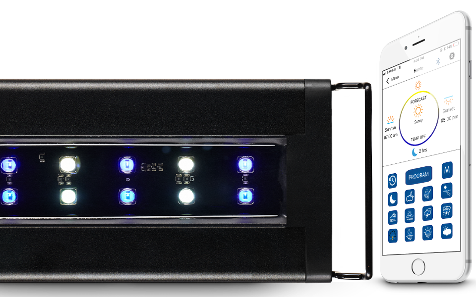 Current Usa Orbit Marine IC Led Fixture 18" - 72" Models, Bluetooth