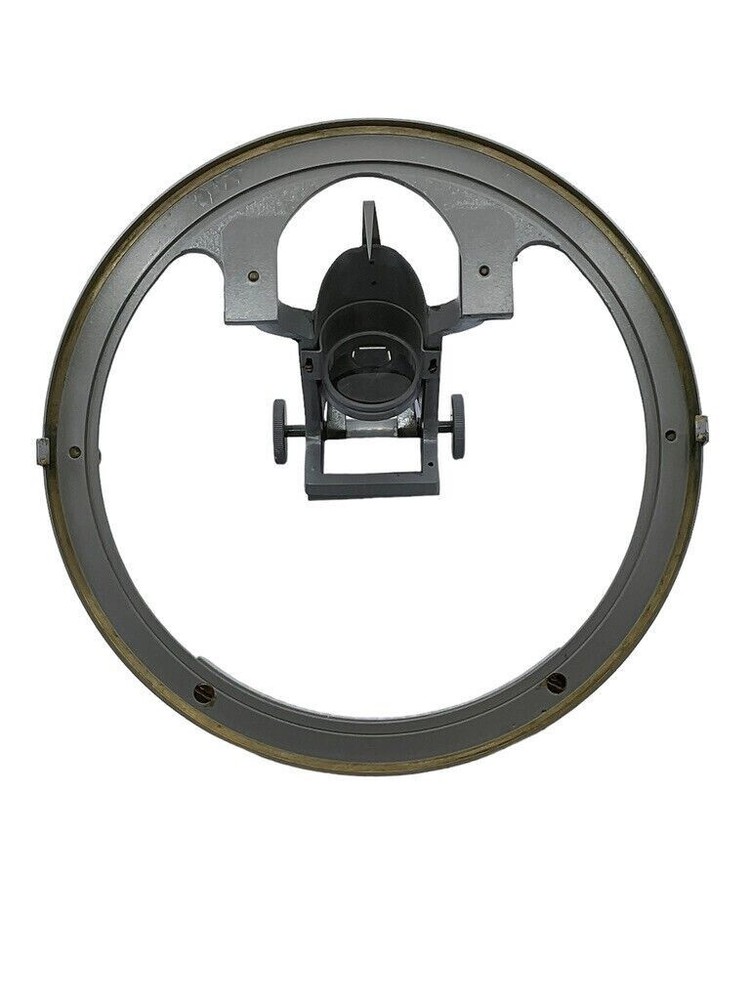 WW2 British Canadian RAF RCAF Type 312 Azimuth Navigation Circle in Transit Case