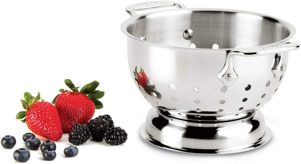 Tools & Accessories Stainless Steel Colander 1.5 Quart Strainer Pasta Strainer