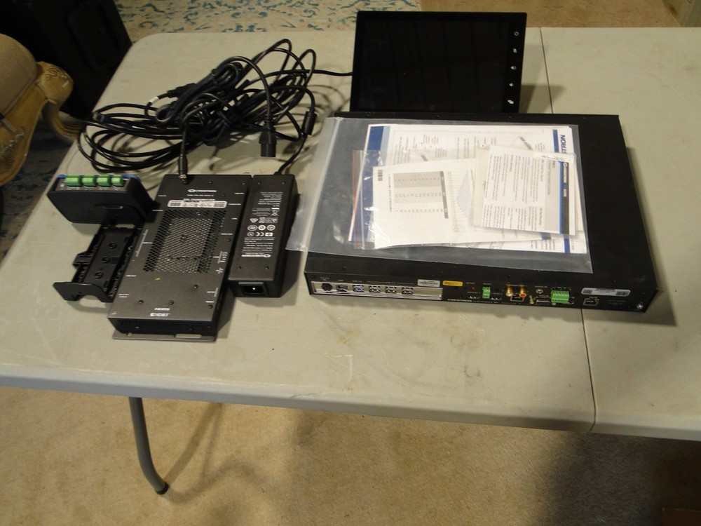 Crestron HD Collaboration System Lot of parts codec touchscreen controller