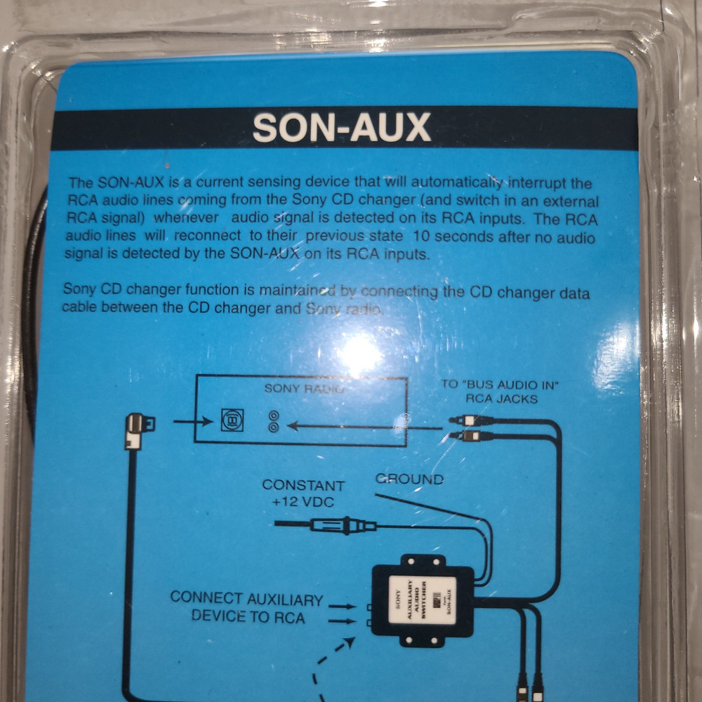 Precision Interface Electronics SONY Auxiliary Audio Switcher SON-AUX - NOS