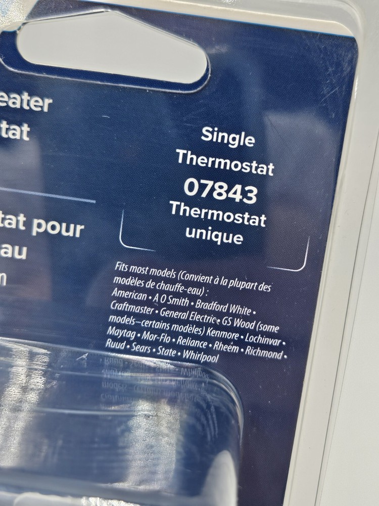 Brand New Camco 07843 Single Element Water Heater Thermostat w/ HLC Apcom Style