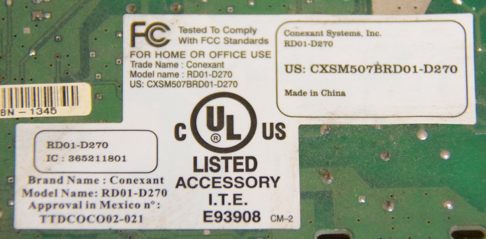 Conexant Systems RD01-D270