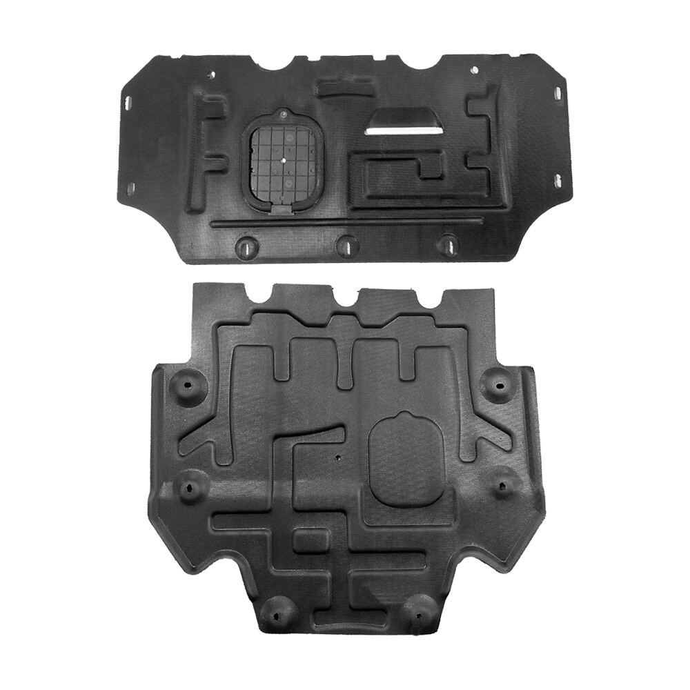 2Pcs For Audi A7 2011-2018 Under Engine Splash Guards Front Engine Mud Flaps