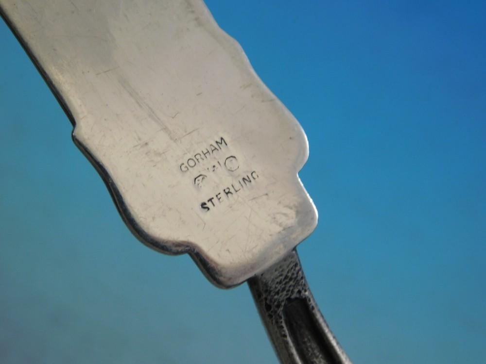 Eglantine by Gorham Sterling Silver Master Butter Flat Handle Brite-Cut 7 1/4"