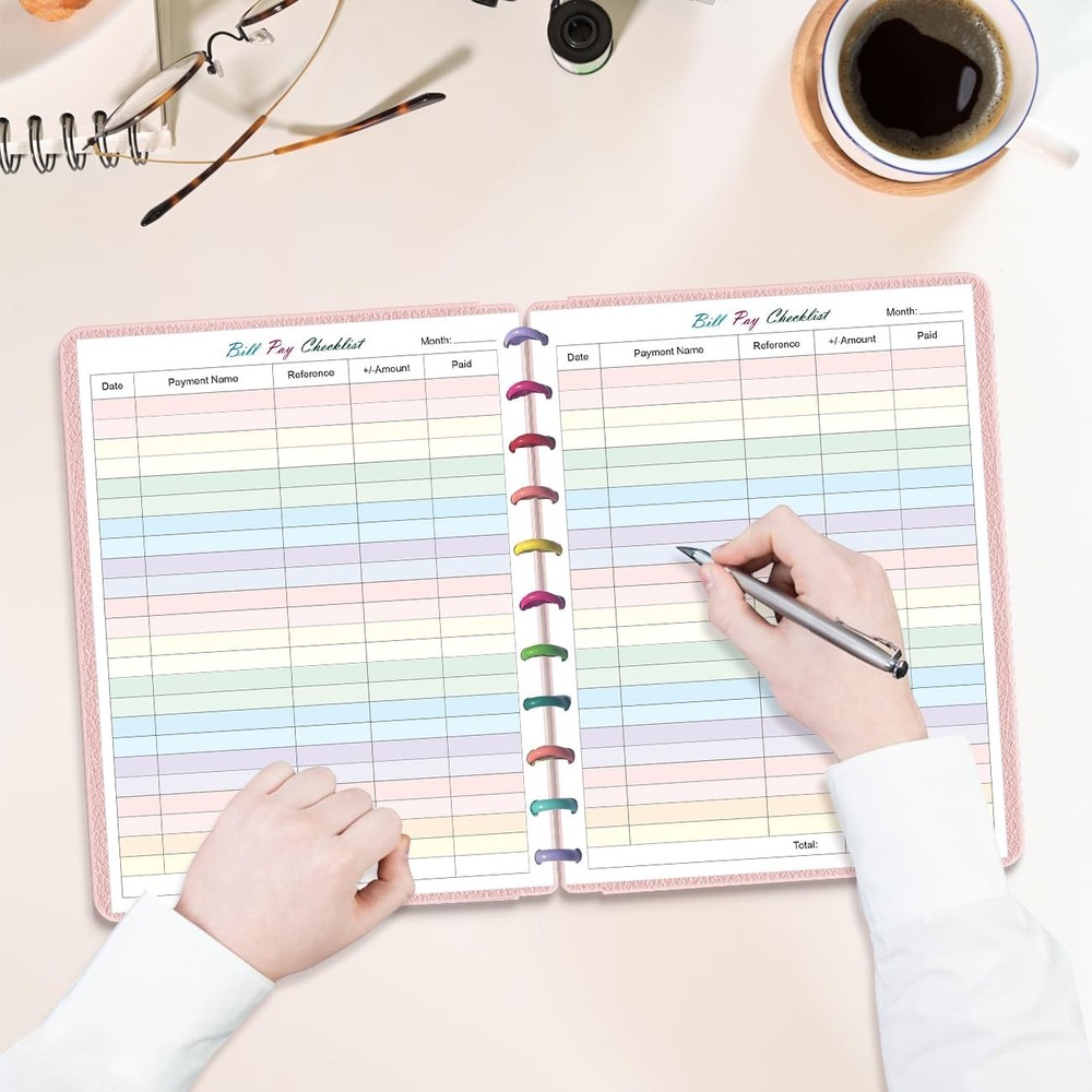 A4 TUL Bill Payment Checklist Refills - 50 Sheets/100 1-Pack, Multicolored