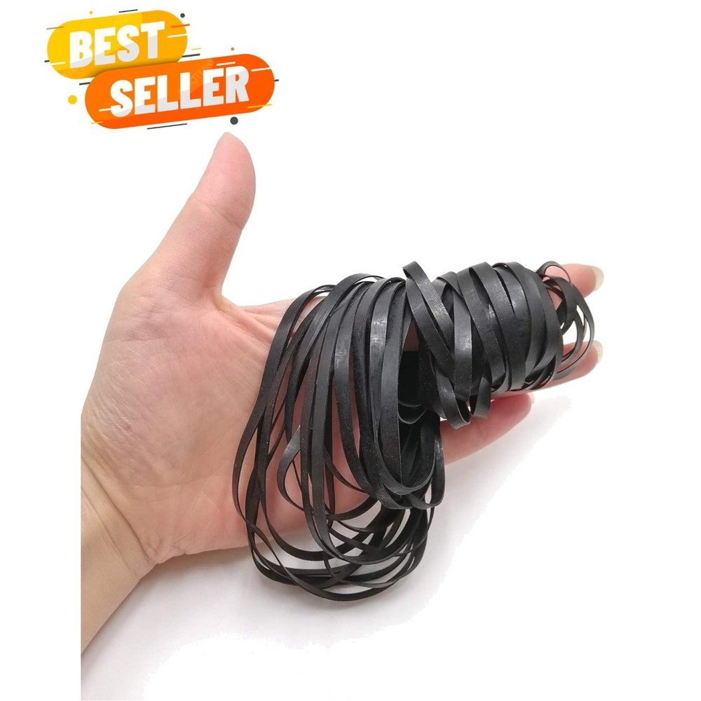 Efficient Rubber Belts for Cassette Recorders - 50PCS, 4mm Width (Mix Sizes)