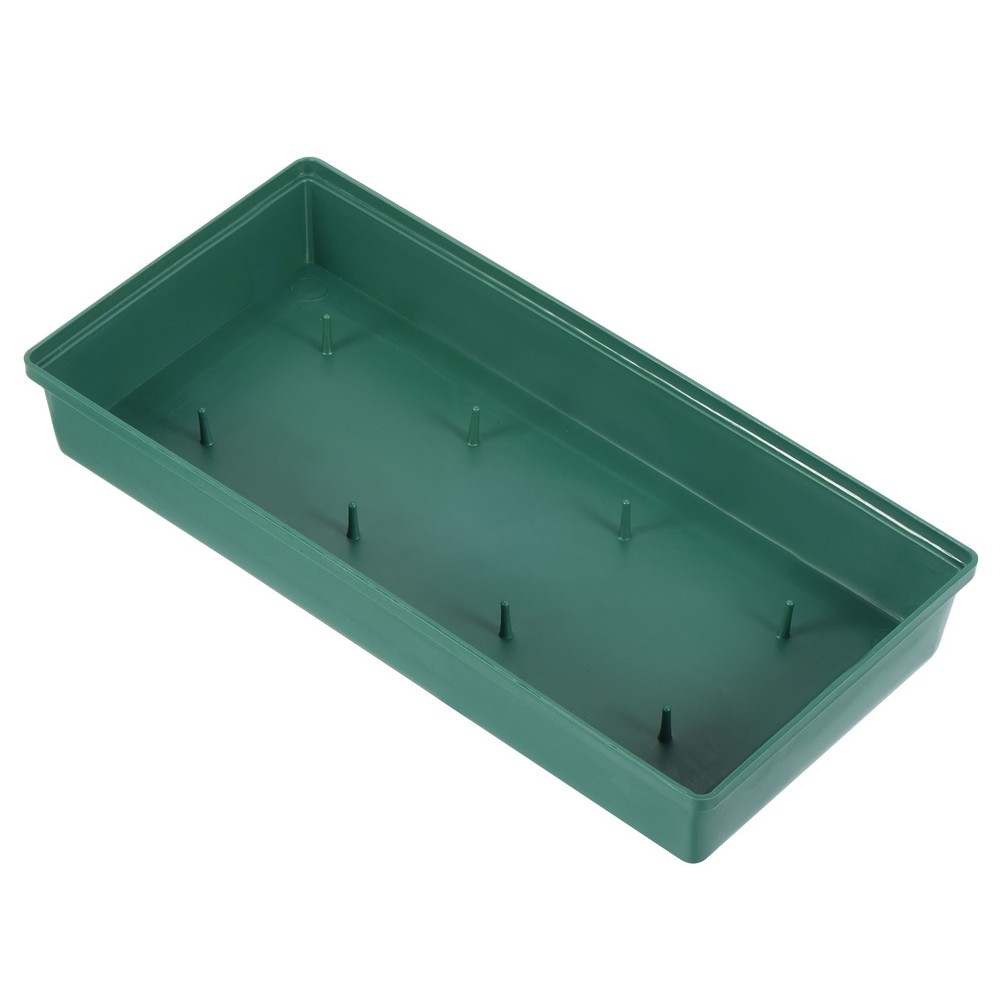 Plastic Design Bowl 11" Flower Composition Base Green