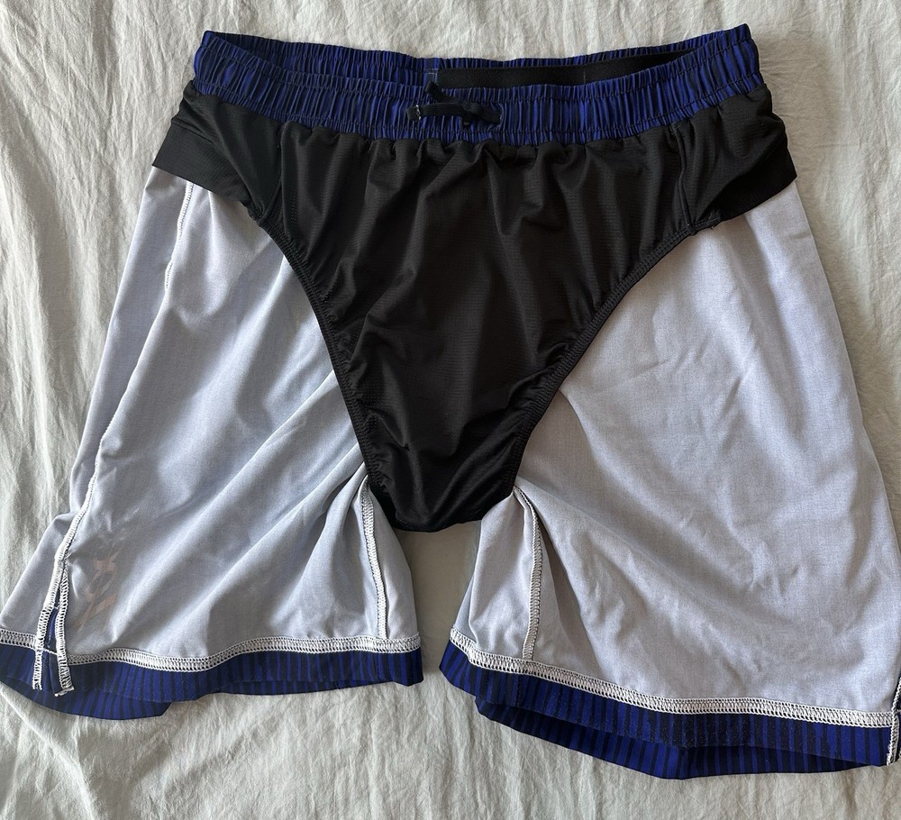 Zoot Men's Blue Athletic Running Shorts, Size Medium