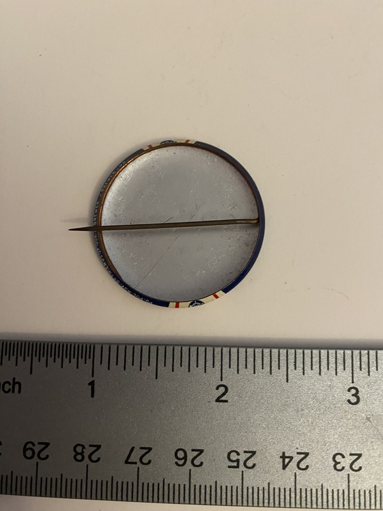 Full Brewer Time Pin Back Button P96