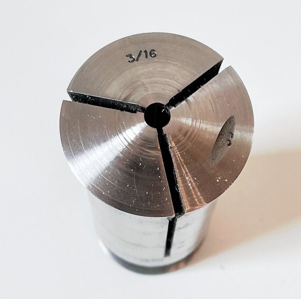 3/16" 5C Round Collet External & Internal Threads .1875"