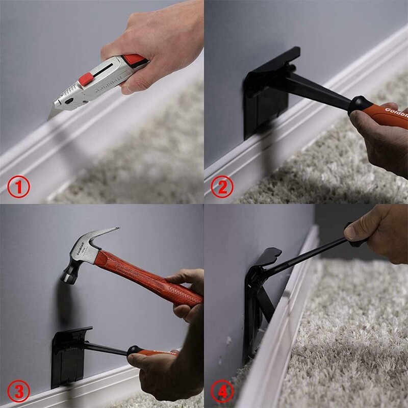 GOLDBLATT Molding Remover Tools Set Multi-tool Retractable Utility Knife Hammers