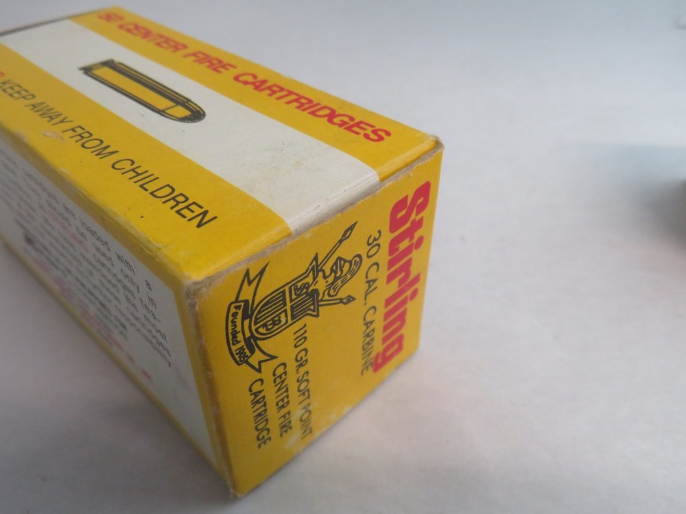 Stirling 30 Caliber Carbine Empty Ammo Box
