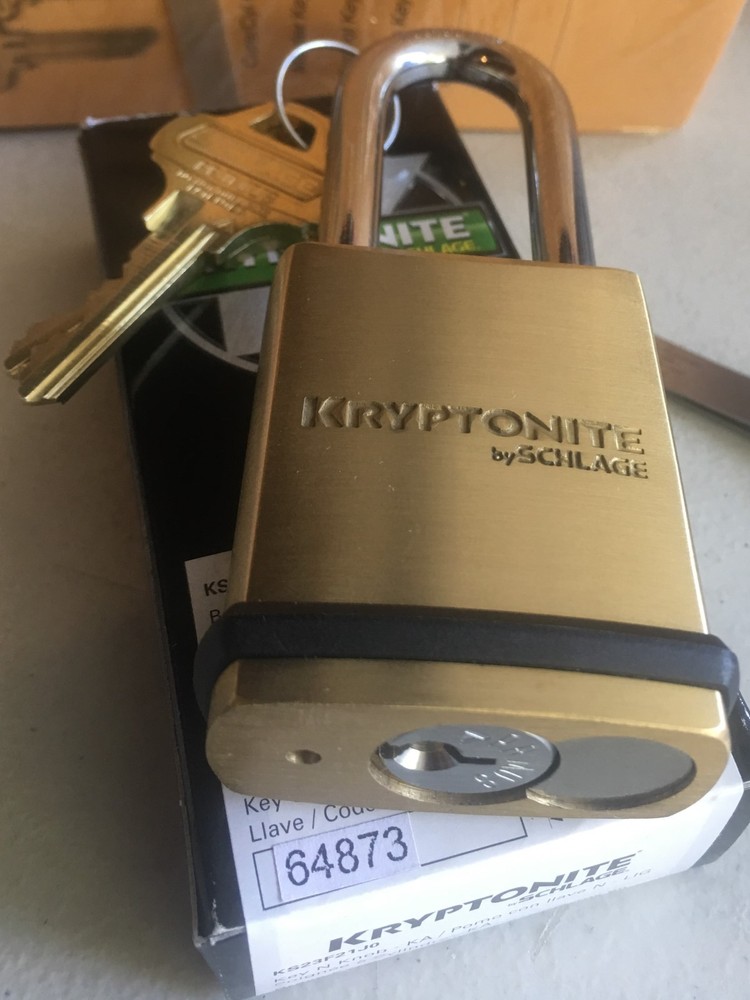 SCHLAGE Kryptonite PADLOCK with CP Classic Primus Cylinder