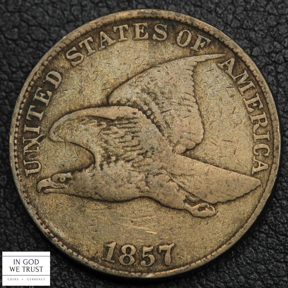 1857 Flying Eagle Cent 1C