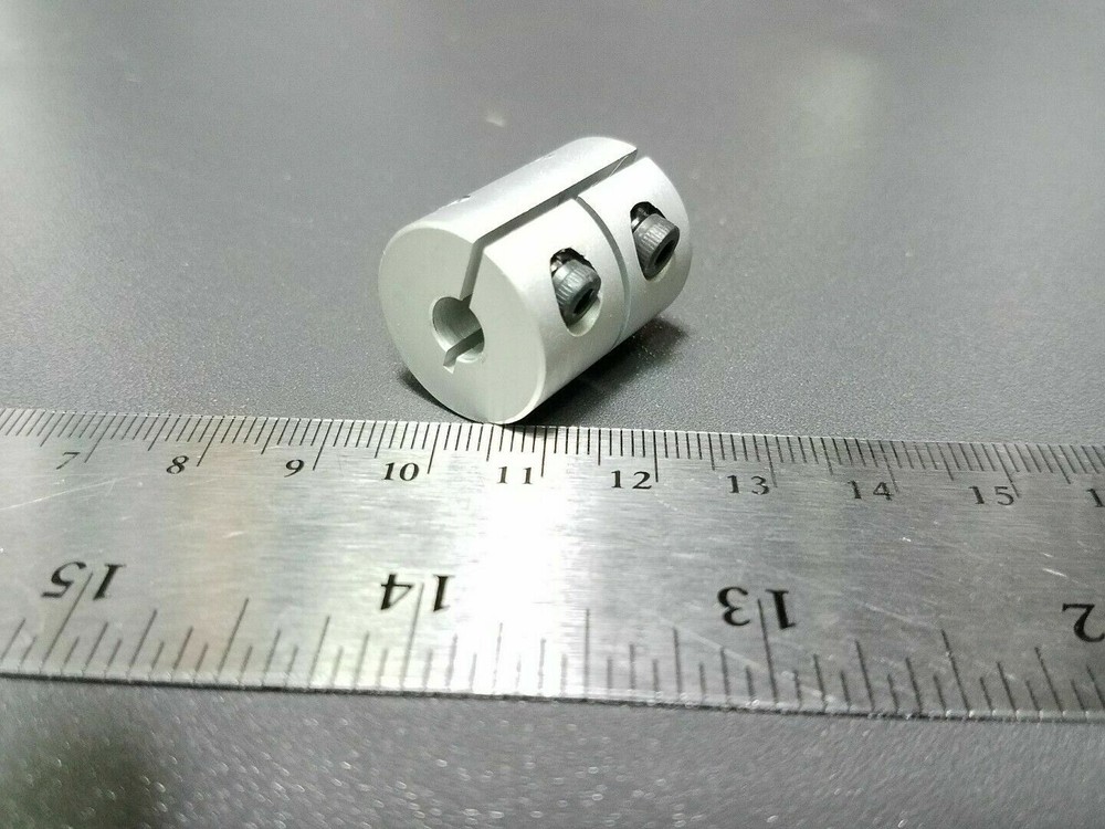 3mm x 3mm Rigid Shaft Coupler CNC Stepper Servo Motor Coupling Clamp Type