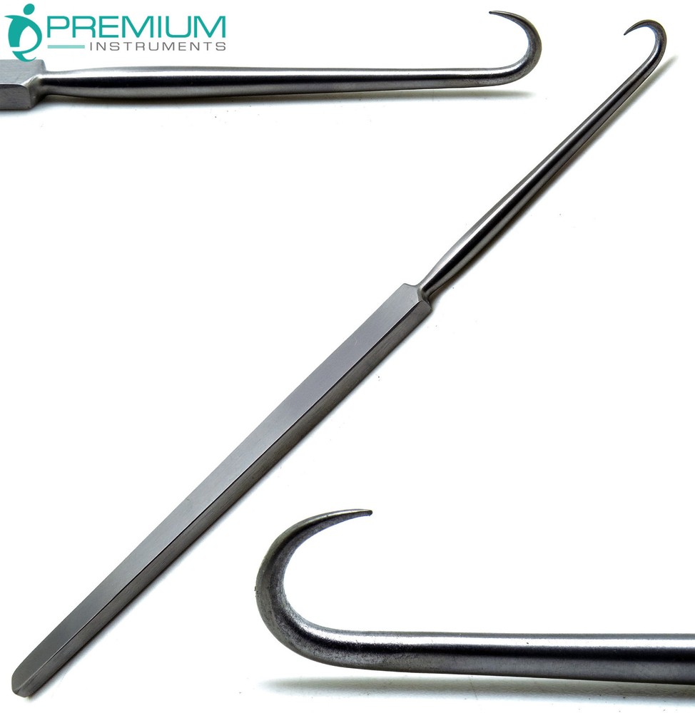Surgical Retractor Joseph Skin Single Hook Sharp Prong 6.25" Flat Handle Tools