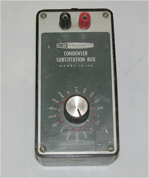 Heathkit Capacitor Substitution Box model IN-22