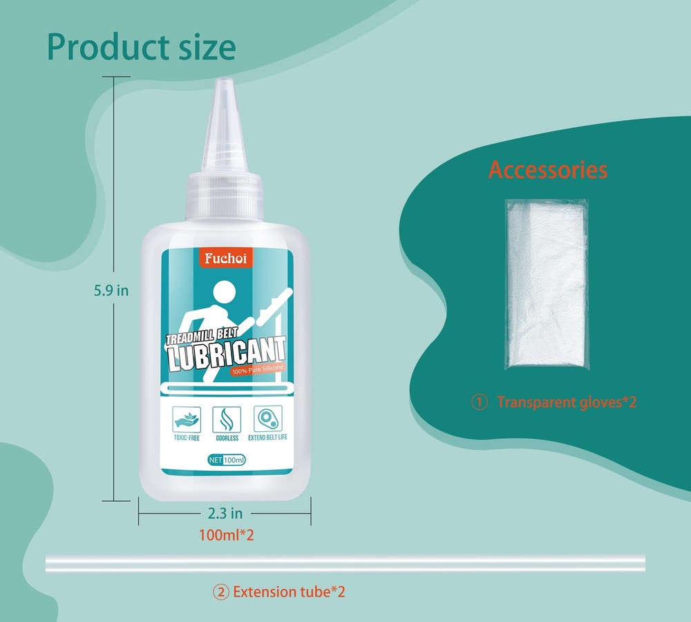 Treadmill Belt Lubricant - 7oz / 200ml for /