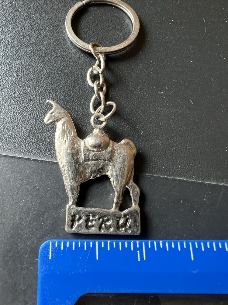 Llama Cusco Peru Keychain Keyring