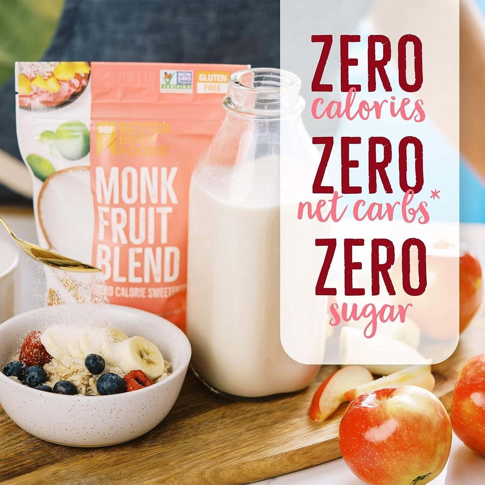 Zero Calorie Monk Fruit Sweetener Blend – 1 lb