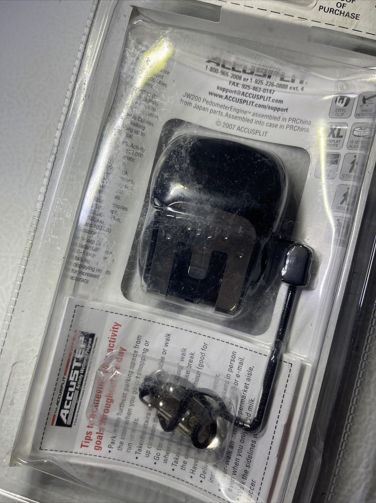 ACCUSPLIT EAGLE MY MEMORY PEDOMETER AE190XLG NEW SEALED