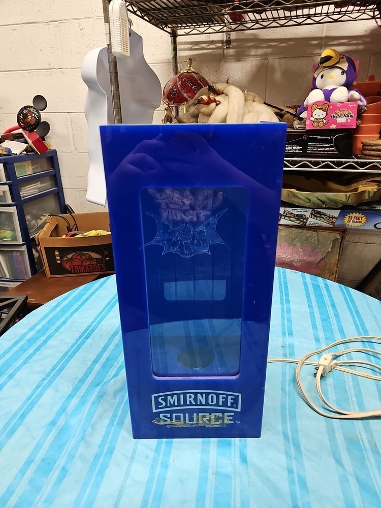 Smirnoff Source Collectible Bottle Display Case
