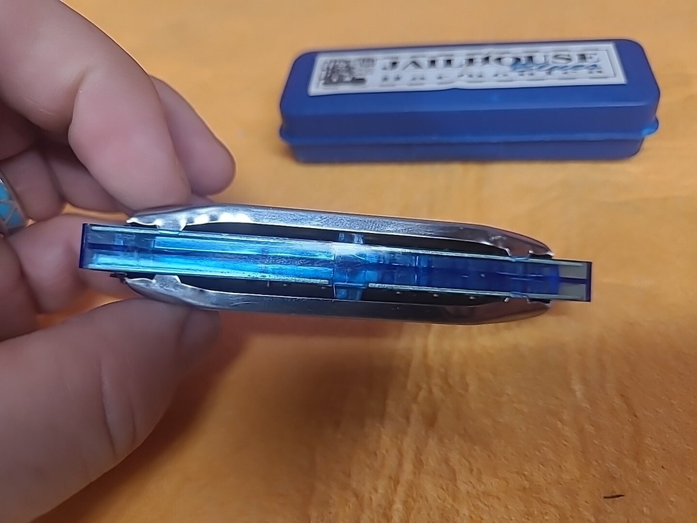 Jailhouse Blues Harmonica with Case