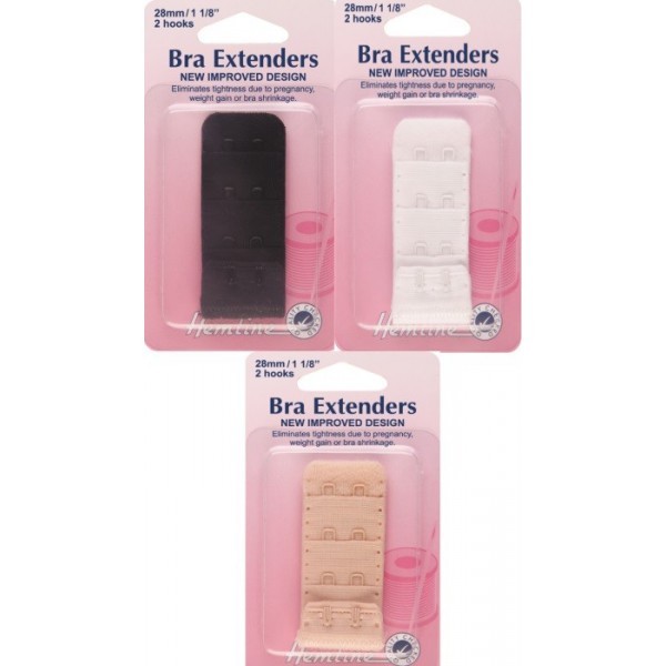 Hemline 28mm Bra Back Extenders Strap