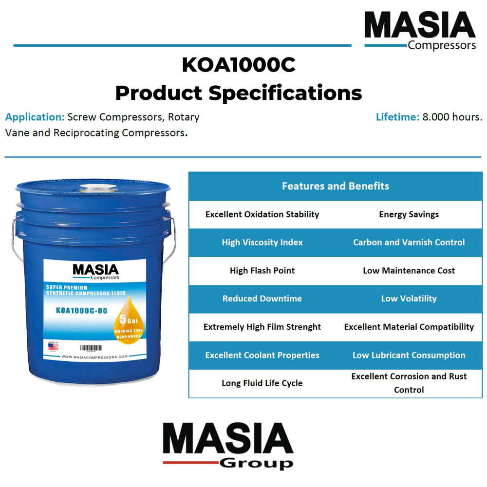 90 Lubricant for Compressor Compatible with Synflo - 6 gal