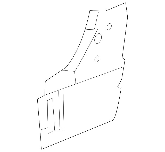 Genuine GM Driver Side Quarter Inner Panel Extension 22999976