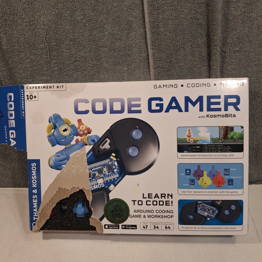 Thames & Kosmos Code Gamer with Kosmobits Arduino Coding Game and Workshop 4a