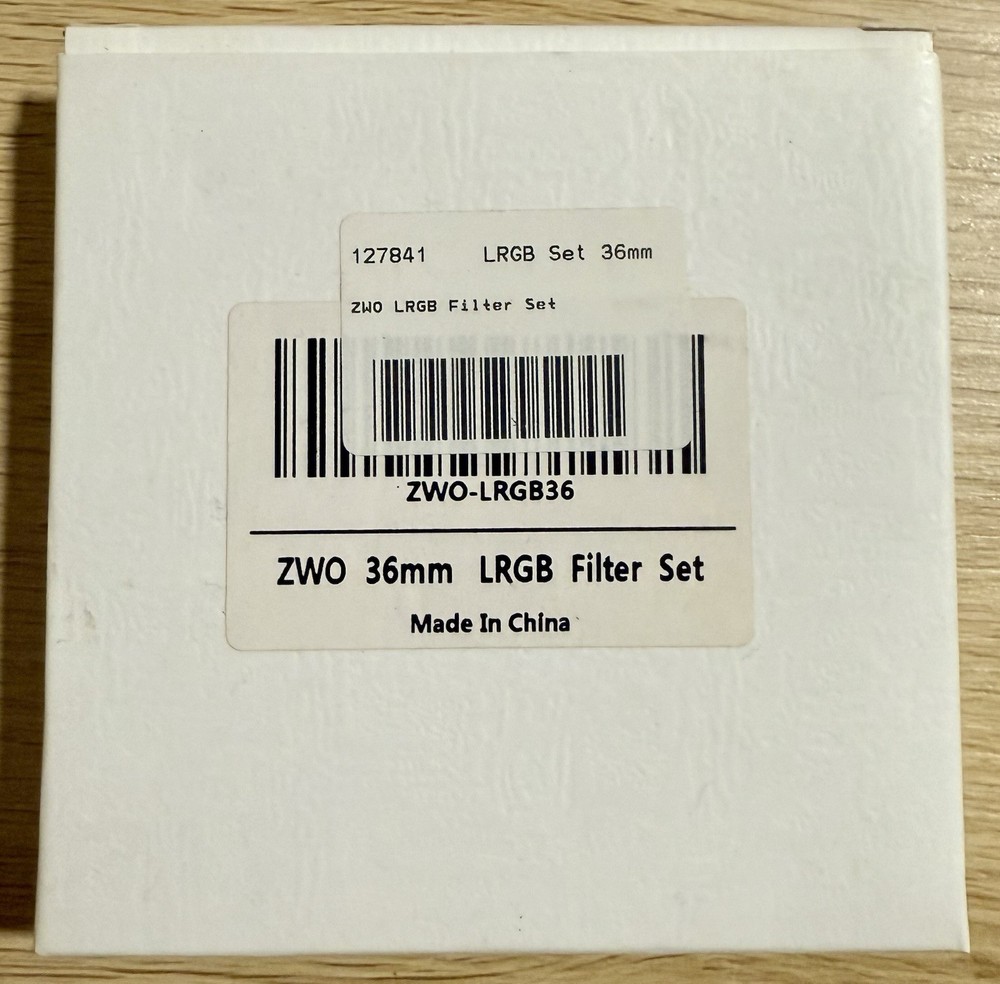 ZWO LRGB 36mm Filter Set