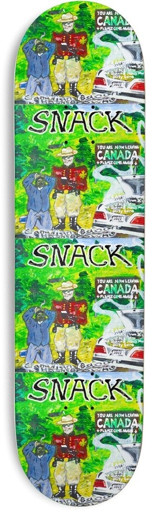Snack May Canadian Bacon 8.25 Skateboard Deck