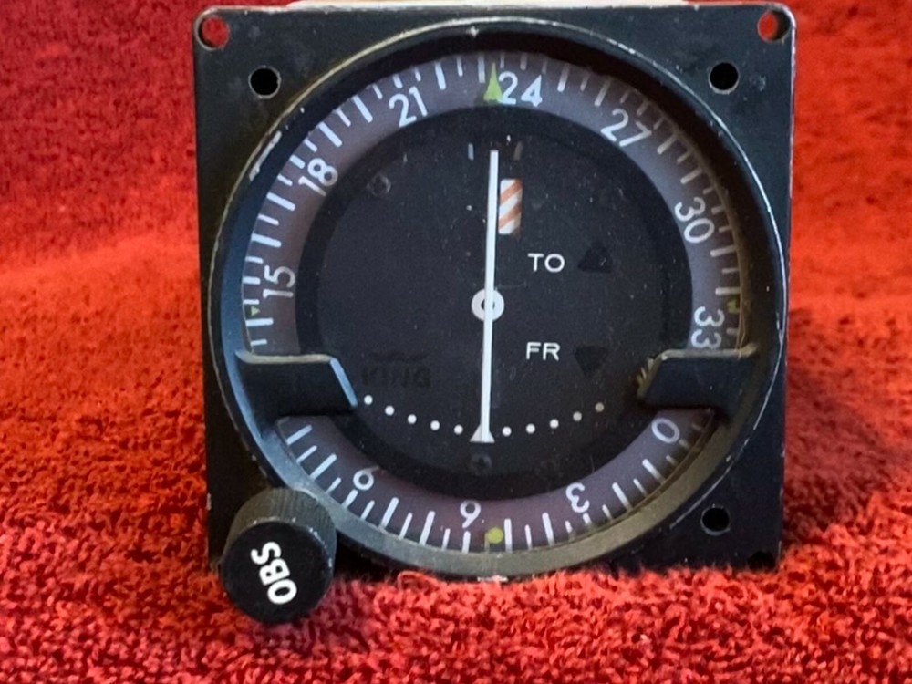 KING KI 201C COURSE SELECT INDICATOR P/N 066-3008-02 CORE