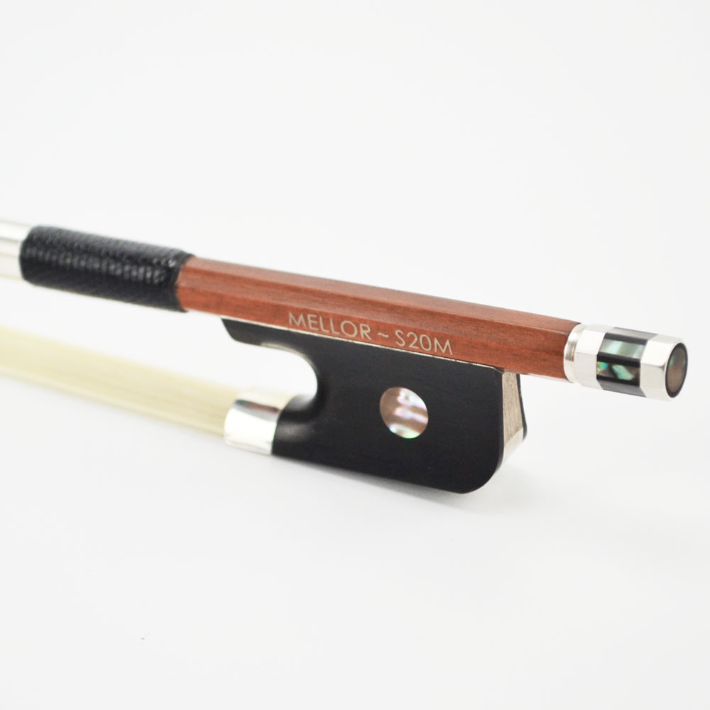 Silver Pernambuco Viola Bow Master Maker Amazing Tone MELLOR Solo Level S20M