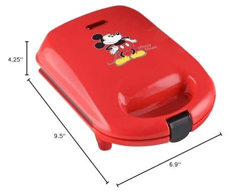 Disney DCM-8 Mickey Cake Pop Maker, Mini, Red One Size,